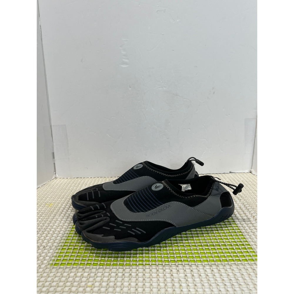Body Glove 3T Barefoot Cinch Water Shoe Men's Size 9 Black Gray GOOD